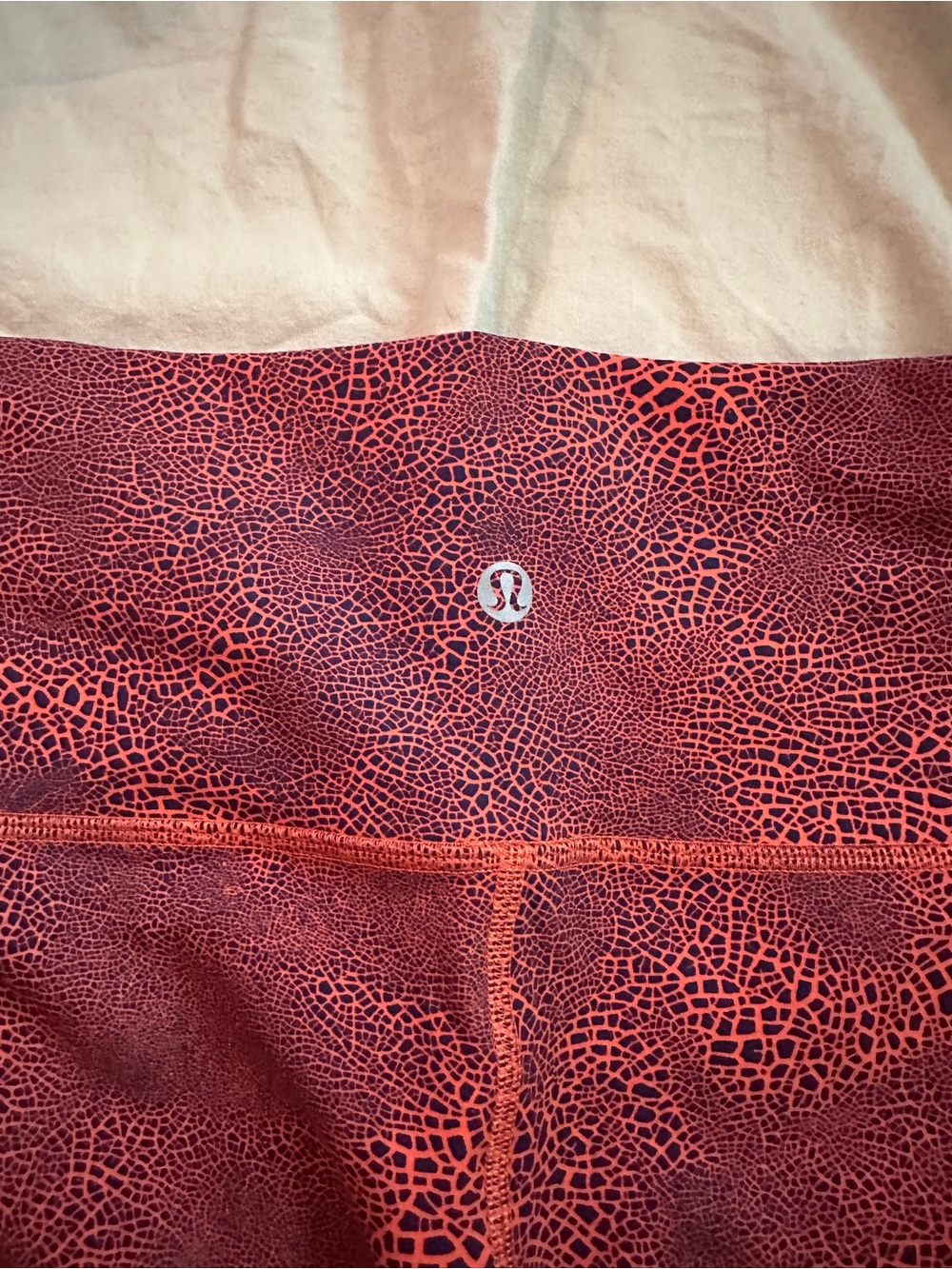 lululemon athletica High-Waist Red Patterned Women’s leggings